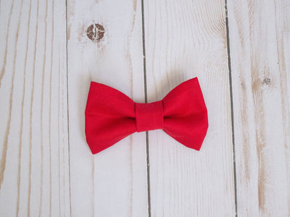 Red Dog Bow Tie | Red Cat Bow Tie | Collar Bowtie | Pet Bowtie | Dog Bowtie | Cat Bowtie | Dog Accessories | Cat Accessories | Pet Bow Tie