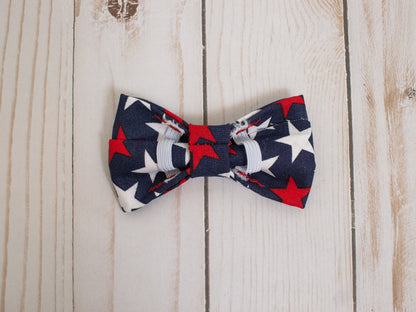 Patriotic Dog Bow Tie | Patriotic Cat Bow Tie | July 4th Dog Bowtie | July 4th Cat Bowtie |  4th of July | Pet Bowtie | Pet Independence Day