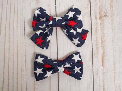 Patriotic Dog Bow Tie | Patriotic Cat Bow Tie | July 4th Dog Bowtie | July 4th Cat Bowtie |  4th of July | Pet Bowtie | Pet Independence Day